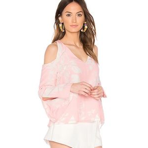 Revolve Elliatt Enchanted floral pink top